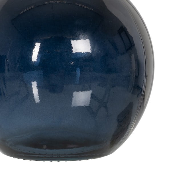 Sötétkék kézzel készített váza (magasság 18 cm) – Ixia-image-1