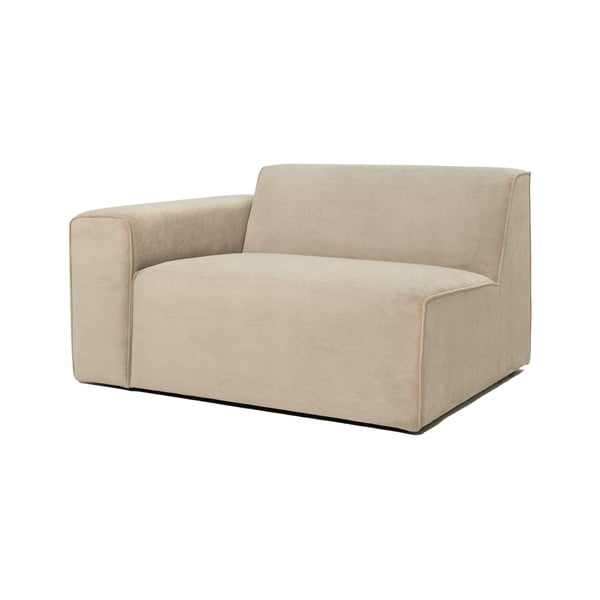 Sting bézs kordbársony kanapé modul, bal oldali - Scandic-image-2