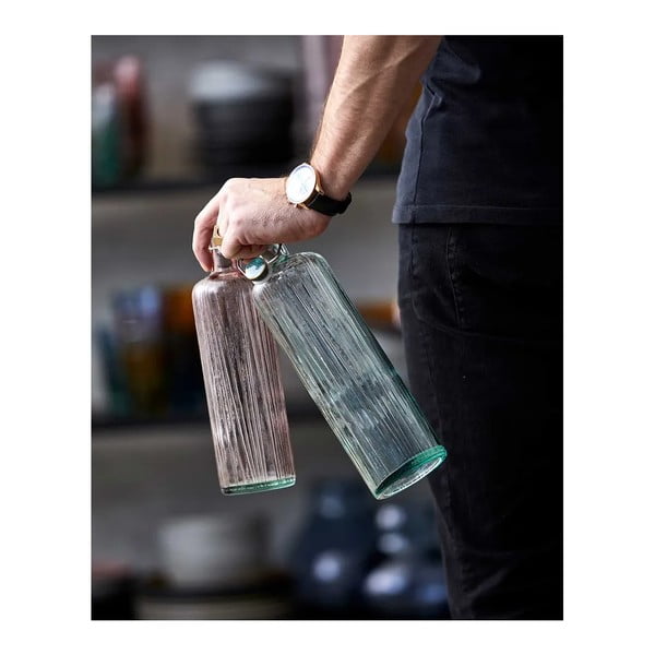 Kusintha rózsaszín üveg vizespalack, 1,2 l - Bitz-image-3