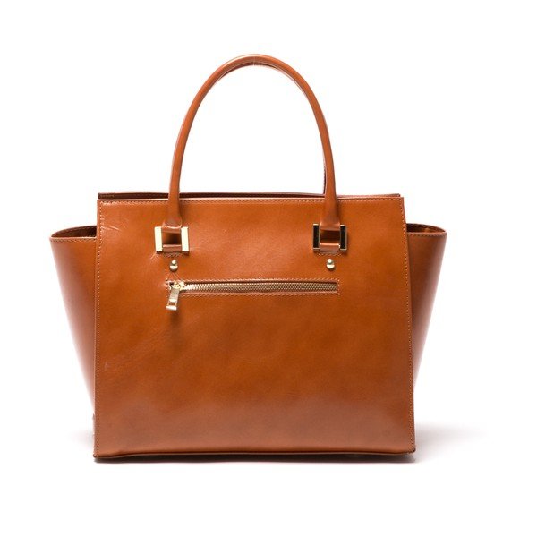 382 Cognac bőr kézitáska - Isabella Rhea-image-1