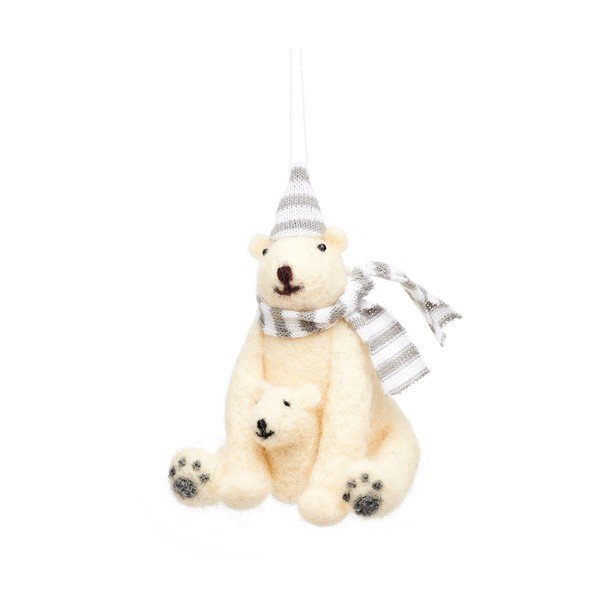 Karácsonyi figura Polar Bear – Sass & Belle