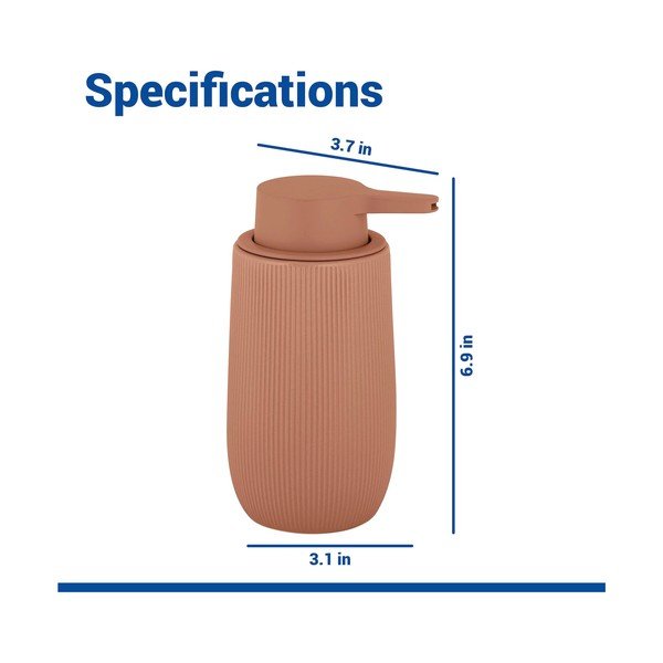 Barna műanyag szappanadagoló 400 ml Fablo – Wenko-image-4