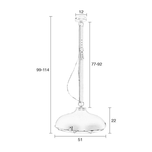 Dek sötétszürke függőlámpa, ⌀ 51 cm - Zuiver-image-2