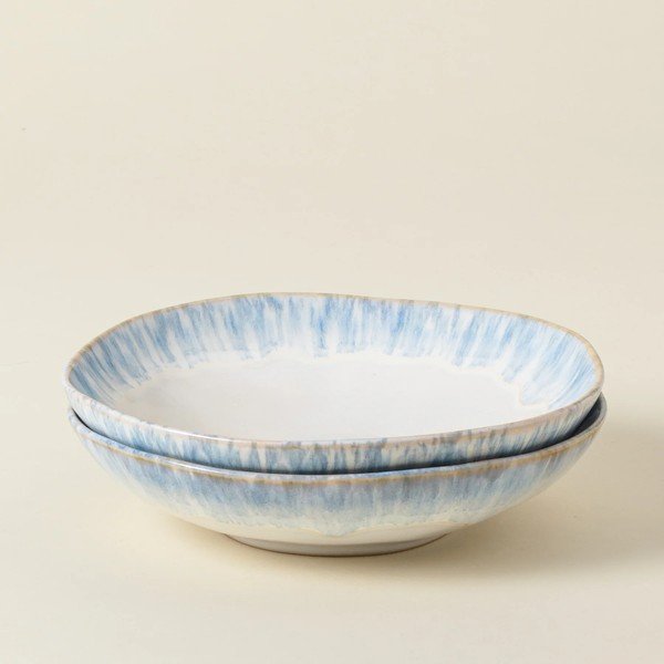 Brisa kék-fehér agyagkerámia tányér tésztához, ⌀ 23 cm - Costa Nova-image-3