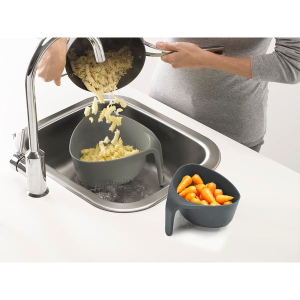 Colanders kompakt szürke tésztaszűrő - Joseph Joseph-image-3