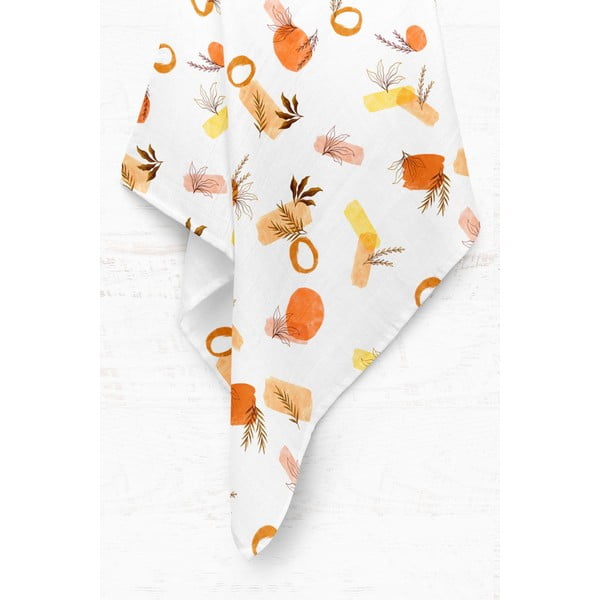 Fehér muszlin gyerek takaró 75x100 cm Rhapsody – Mijolnir-image-2