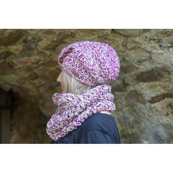 Nature kézzel horgolt csősál - DOKE-image-3