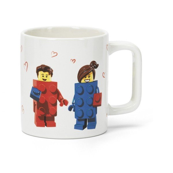 Fehér kerámia gyerek bögre 300 ml Love – LEGO®