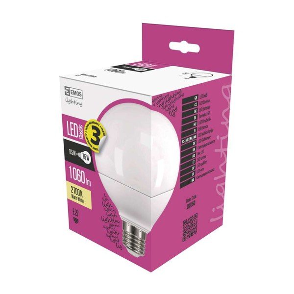 Classic Globe Warm White LED izzó, WW, 11,5W E27- EMOS-image-1