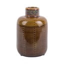 Bottle barna kerámia váza, magasság 14 cm - PT LIVING
