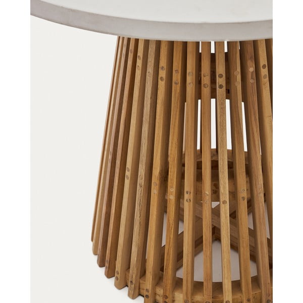 Kerek kerti étkezőasztal ø 90 cm Alcaufar – Kave Home-image-3