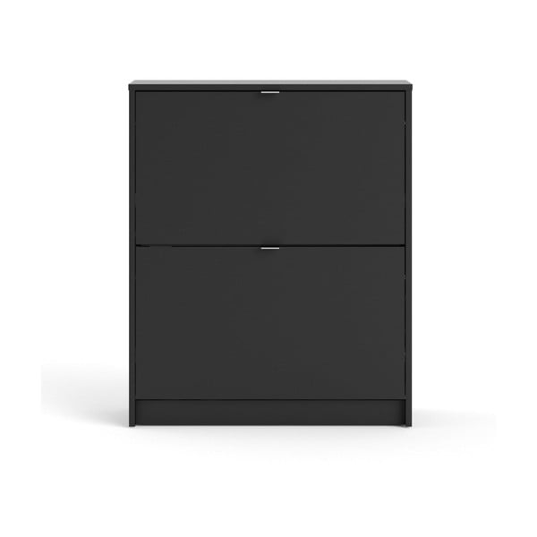 Fekete billenő ajtós cipőtartó Shoes – Tvilum-image-2