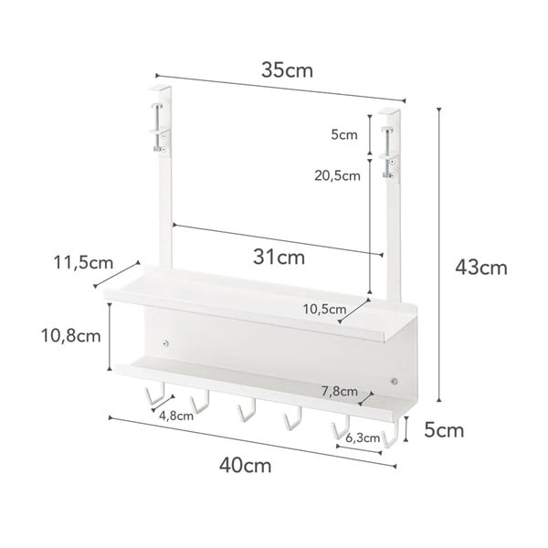 Fém rendszerező kábelekhez Smart – YAMAZAKI-image-4
