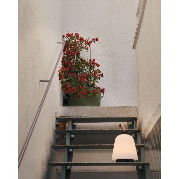 Fehér műanyag LED dimmelhető asztali lámpa (magasság 24 cm) Udiya – Kave Home-image-4