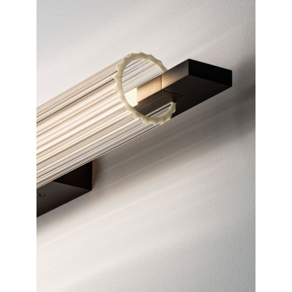 Matt fekete alumínium LED dimmelhető fali lámpa Glovia – Nova Luce-image-3