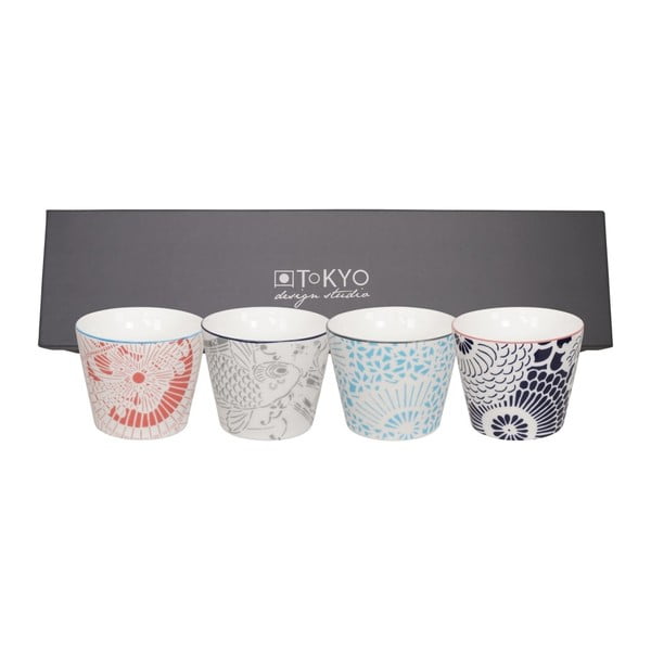 Shiki 4 darabos porcelán bögre szett, 180 ml - Tokyo Design Studio