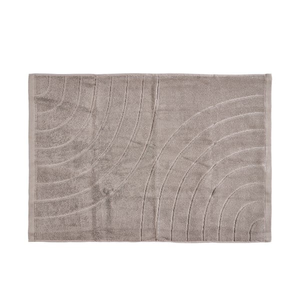 Szürkésbézs frottír pamut törölköző 50x70 cm Time – Zone-image-1