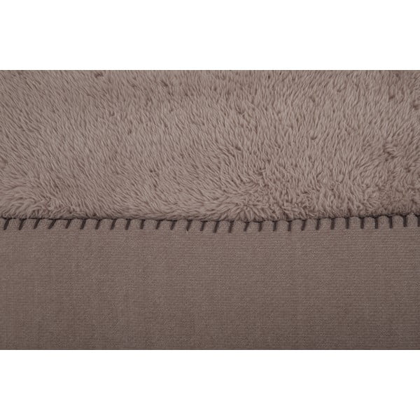 Szürkésbarna mikroplüss takaró 150x200 cm Tomo – Tiseco Home Studio-image-2