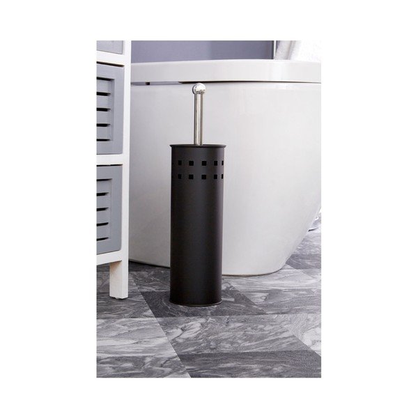 Matt fekete fém WC-kefe Indy – Premier Housewares-image-1
