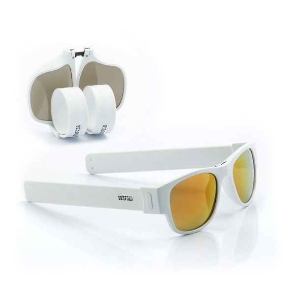 Sunfold ES6 fehér-sárga összecsukható napszemüveg - InnovaGoods