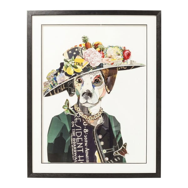 Art Lady Dog kép, 72 x 90 cm - Kare Design