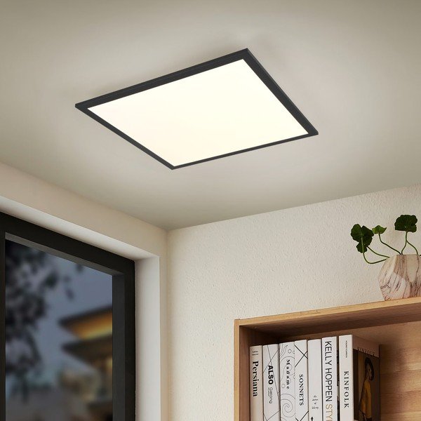 Fekete LED mennyezeti lámpa 29.5x29.5 cm Beta – Reality-image-4