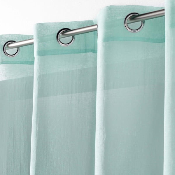 Mentazöld fényáteresztő függöny 140x280 cm Telma – douceur d'intérieur-image-1