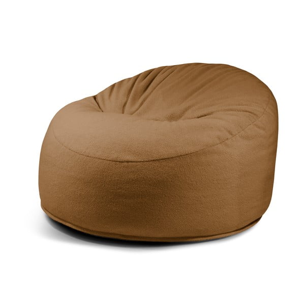 Barna buklé babzsákfotel Om 110 – SLOWDOWN