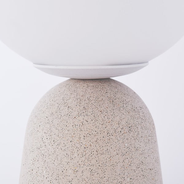 Creta szürke asztali lámpa, magasság 29,5 cm - SULION-image-4