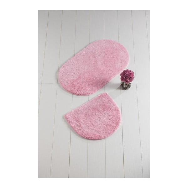 Carrie Mismo rózsaszín fürdőszobaszőnyeg, 2 db