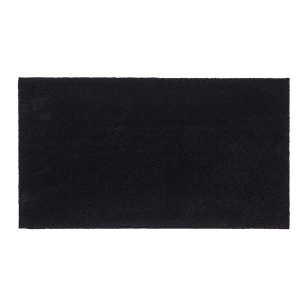 Unicolor fekete lábtörlő, 67 x 120 cm - tica copenhagen