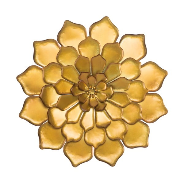 Fiore aranyszínű fali dekoráció, ø 62,5 cm - Mauro Ferretti
