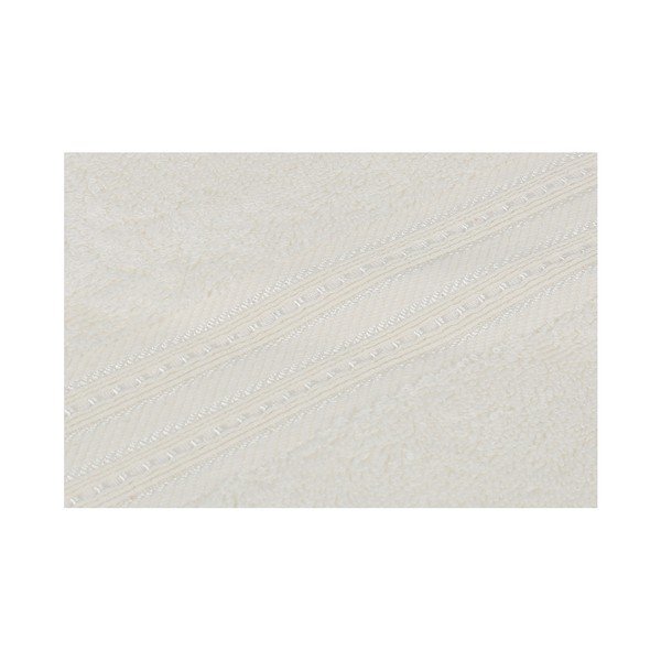 Lavinya krémszínű pamut és bambusz szálas fürdőlepedő, 70 x 140 cm - Confetti-image-1