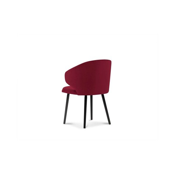 Nemesis piros étkezőszék bársony kárpittal - Windsor & Co Sofas-image-2
