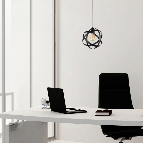 Fekete fém függőlámpa Lama – Squid Lighting-image-3