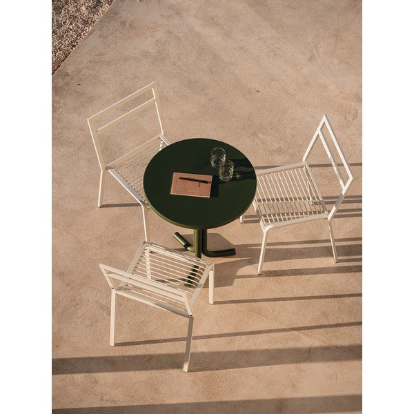 Fém kerek kerti étkezőasztal ø 59 cm Nokk – noo.ma-image-2