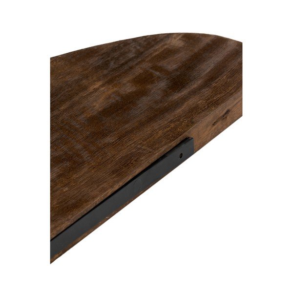 Sötét natúr színű mangófa fali polc 49 cm Ginosu – Light & Living-image-3