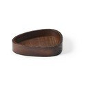 Barna dekoratív fa tárolódoboz 14x12,5x3 cm Curve S – LIND DNA