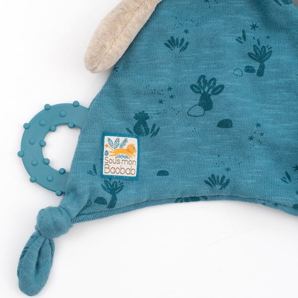 Kék szundikendő Elephant – Moulin Roty-image-3