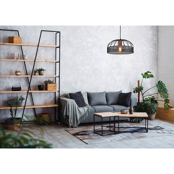 Fekete fém függőlámpa ø 30 cm Levi – Candellux Lighting-image-1