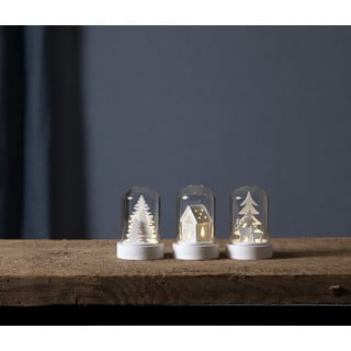 Kupol 3 db LED dekoráció, magasság 8,5 cm - Star Trading
