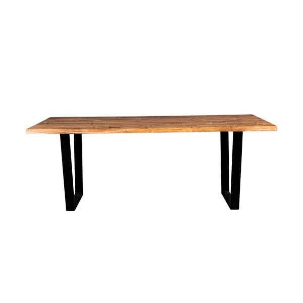 Étkezőasztal akácfa asztallappal 90x180 cm Aka – Dutchbone