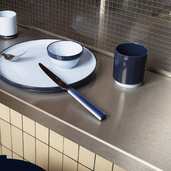 Sötétkék kőedény csésze 270 ml Duo – ONA-image-1