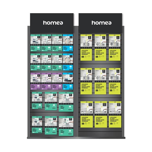 Vákuumos műanyag ruhatároló doboz 40x40x25 cm – Homéa-image-2