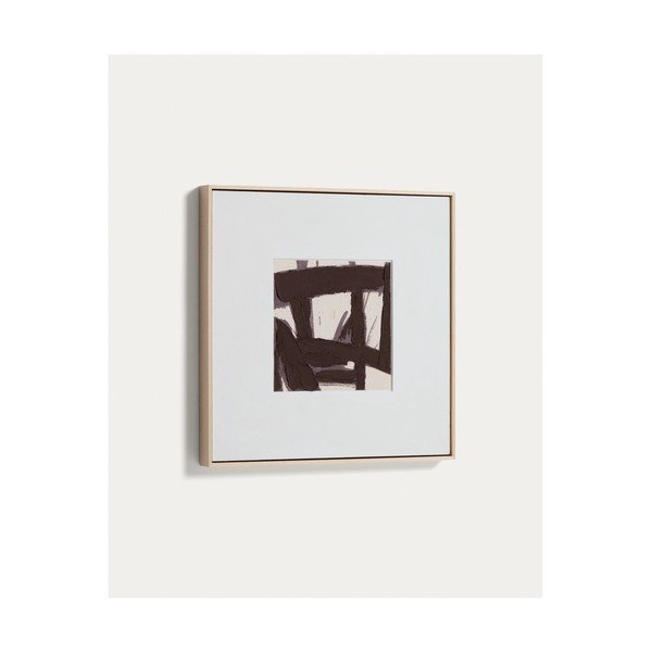 Kézzel festett keretezett-vászon kép 60x60 cm Arilan – Kave Home