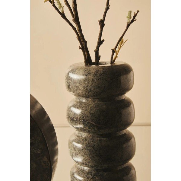 Zöld márvány váza (magasság 25 cm) Fazio – Premier Housewares-image-1