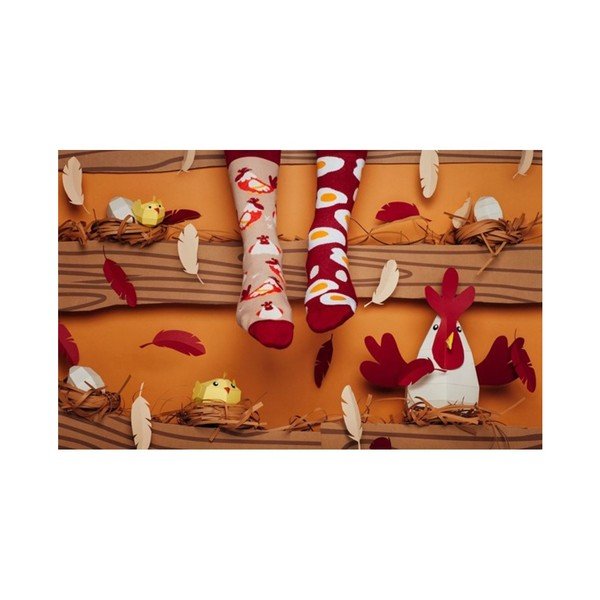 Egg and Chicken zokni, mérete 35–38 - Many Mornings-image-1