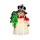 Sigge Snowman LED fénydekoráció, magasság 10 cm - Markslöjd