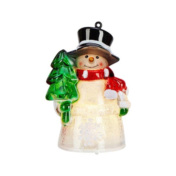 Sigge Snowman LED fénydekoráció, magasság 10 cm - Markslöjd