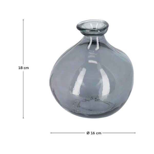 Szürke váza (magasság 18 cm) Brenna – Kave Home-image-3